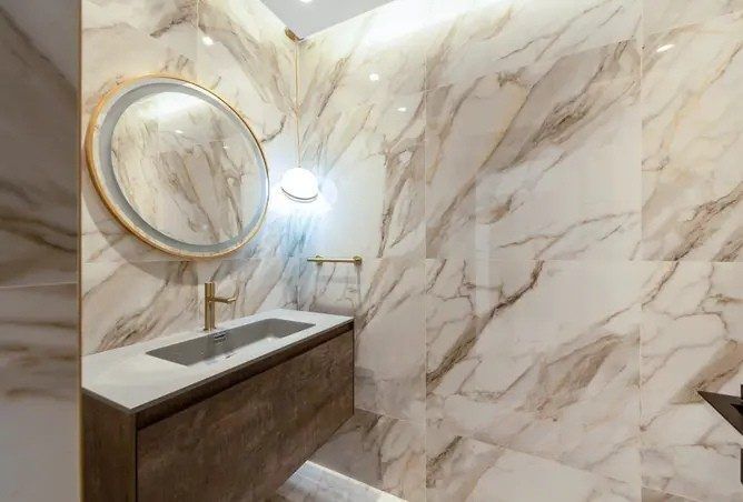Palmera 4 villa powder room after renovation